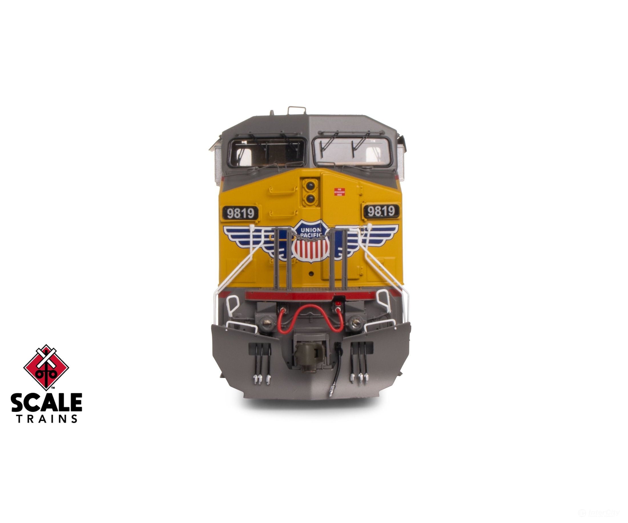 ScaleTrains SXT41589 Rivet Counter HO Scale GE DASH 9-44CW Union Pacific/Winged Nose Logo/’The Future Network’ Side