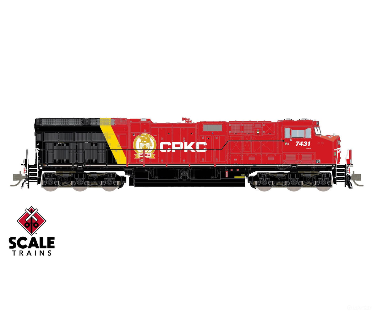 ScaleTrains SXT42509 Rivet Counter N Scale GE ET44AC CPKC/ex-Baffinland 7432 DC/DCC Ready - Locomotives