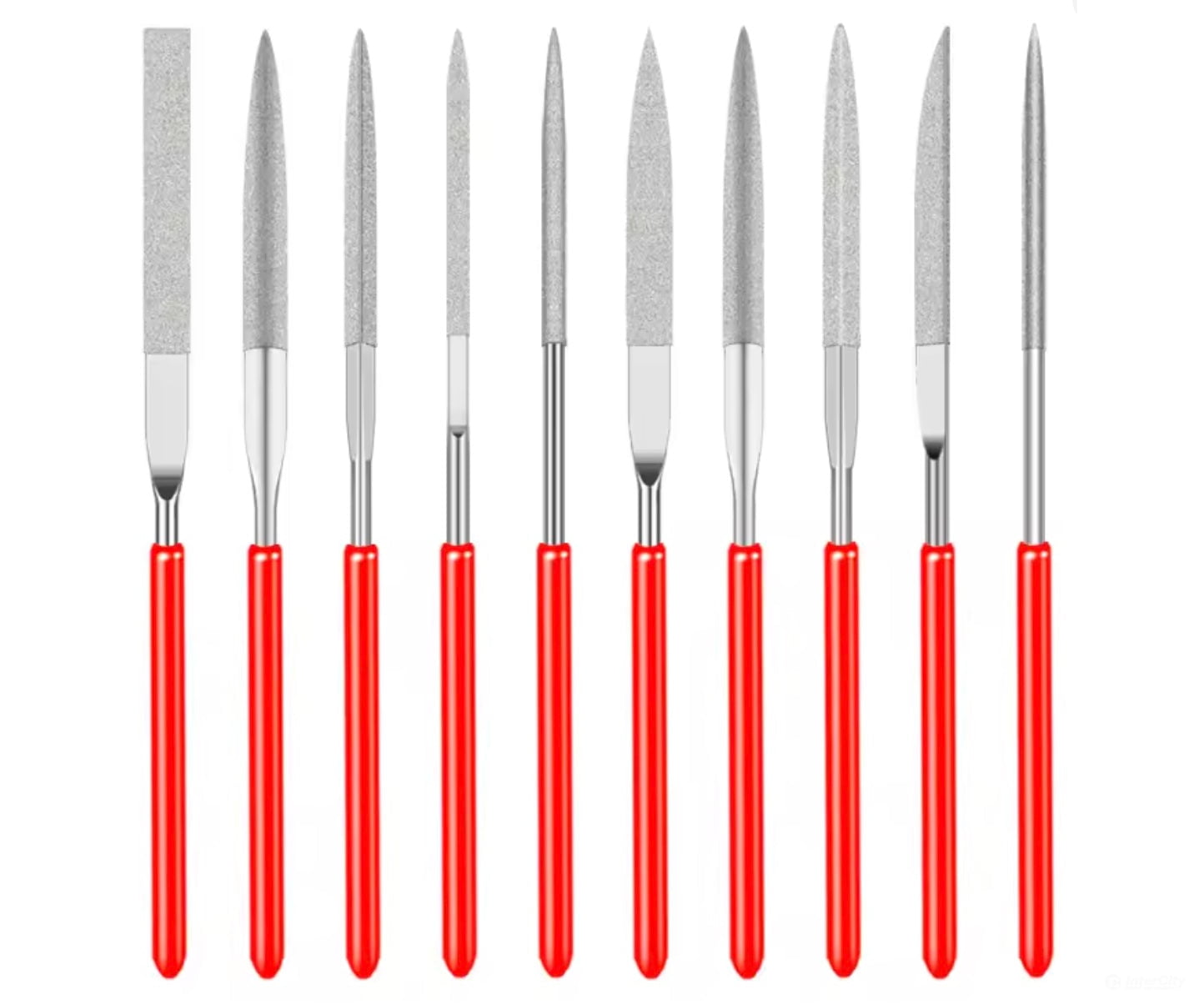 SEL Tools 140mm Hobby Diamond Needle File Set - 10 Files Tools