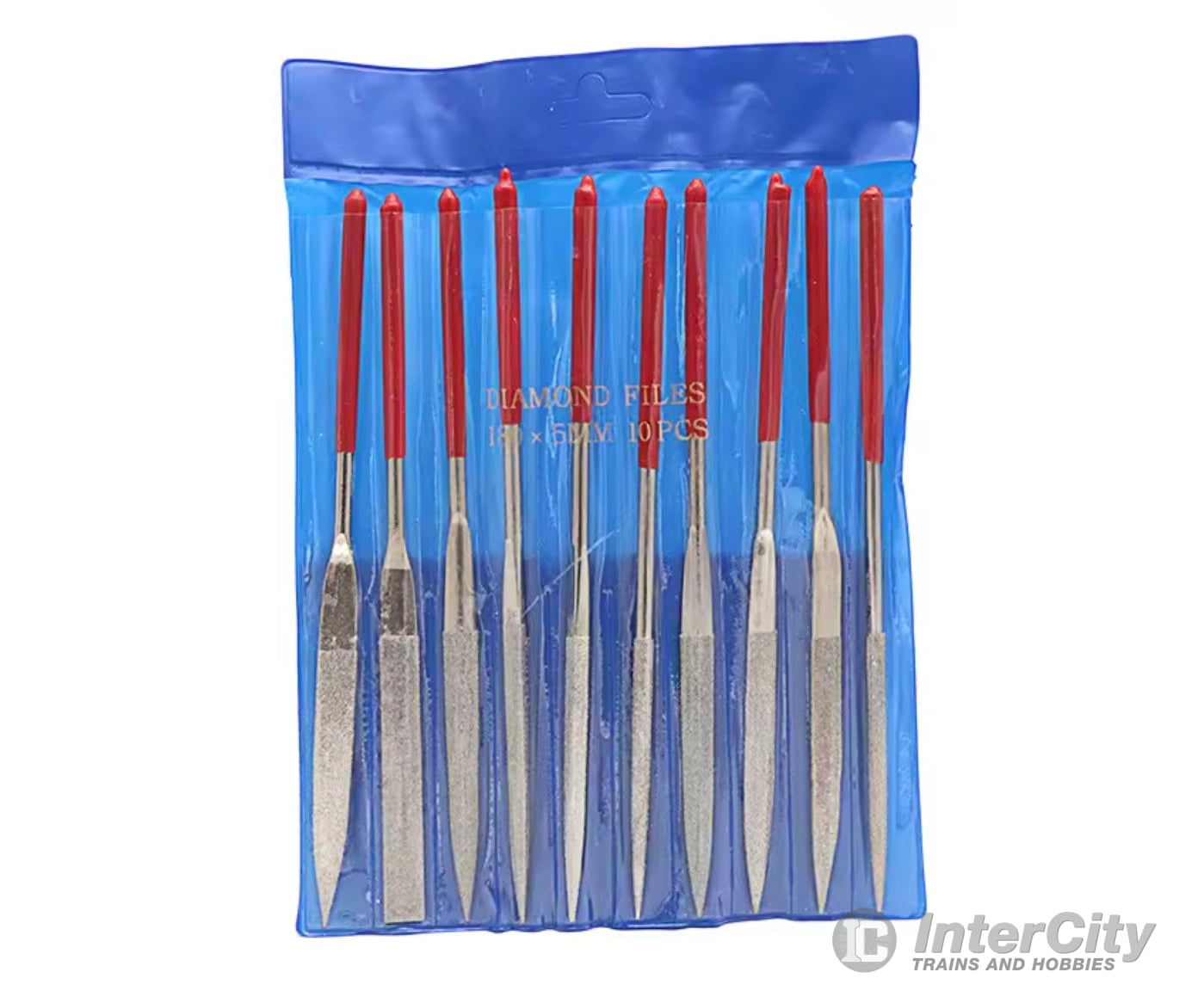 SEL Tools 180mm Large Hobby Diamond Needle File Set - 10 Files Tools