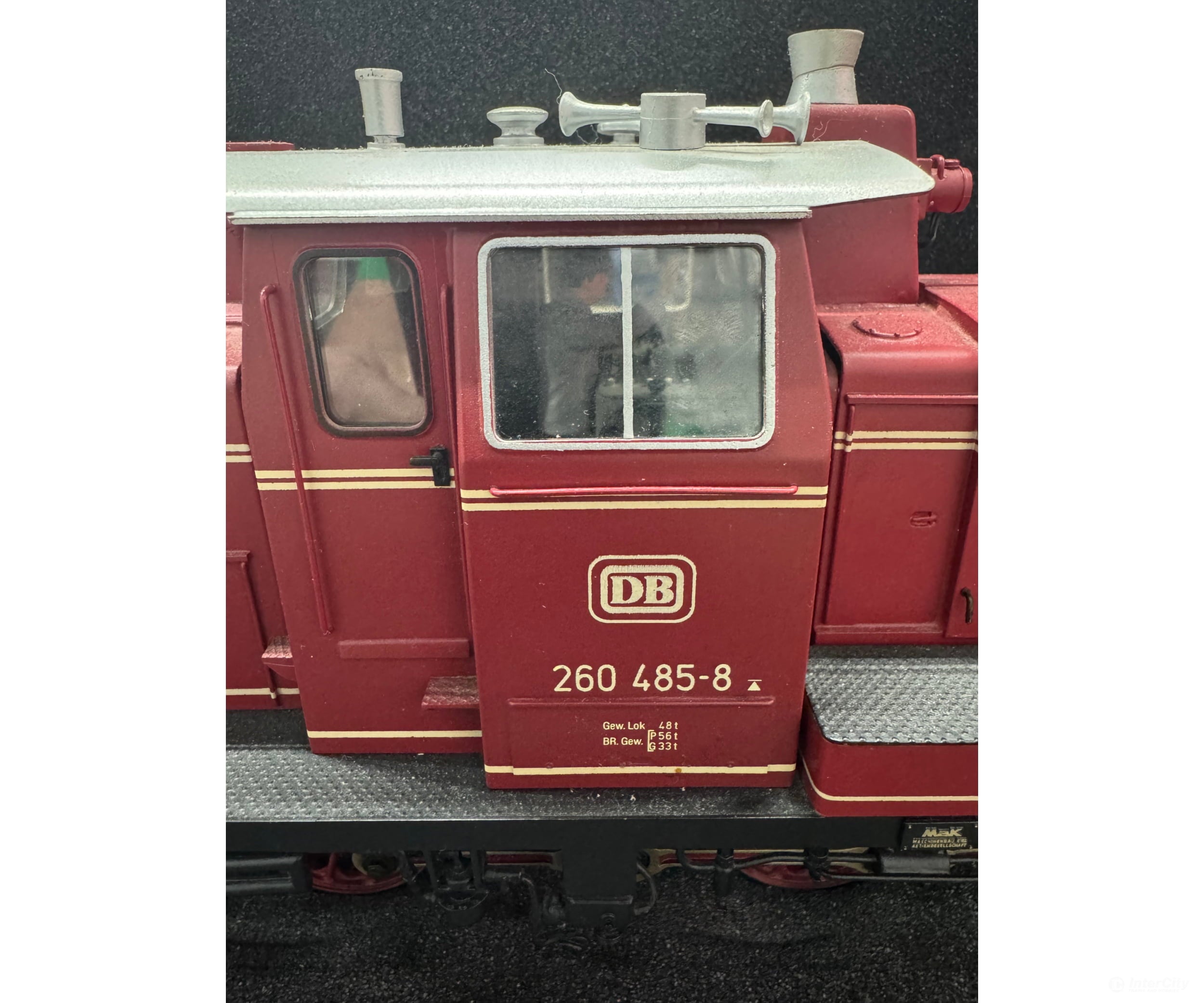 Selten M + L Br260 1-Gauge Pein Br 260 485-8 Diesel Locomotive Db Era 3 European Locomotives