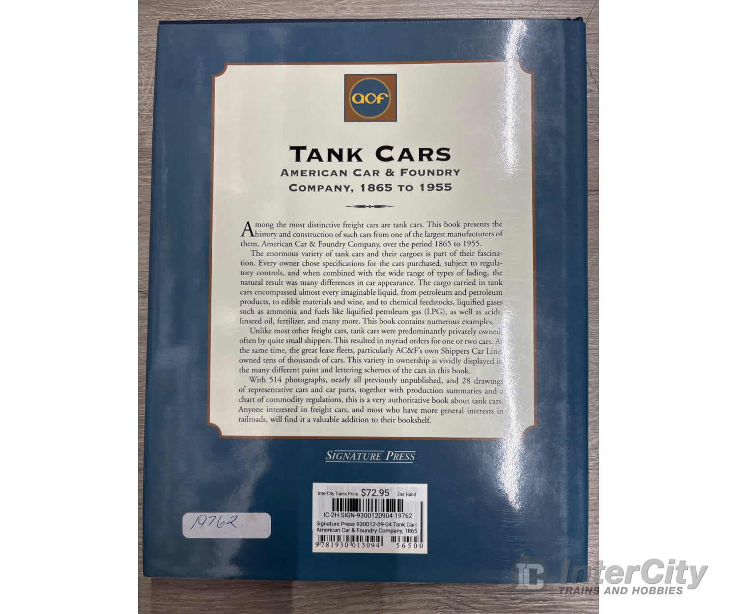 Signature Press Tank Cars: American Car & Foundry Company 1865-1955 by Edward S. Kaminski Books