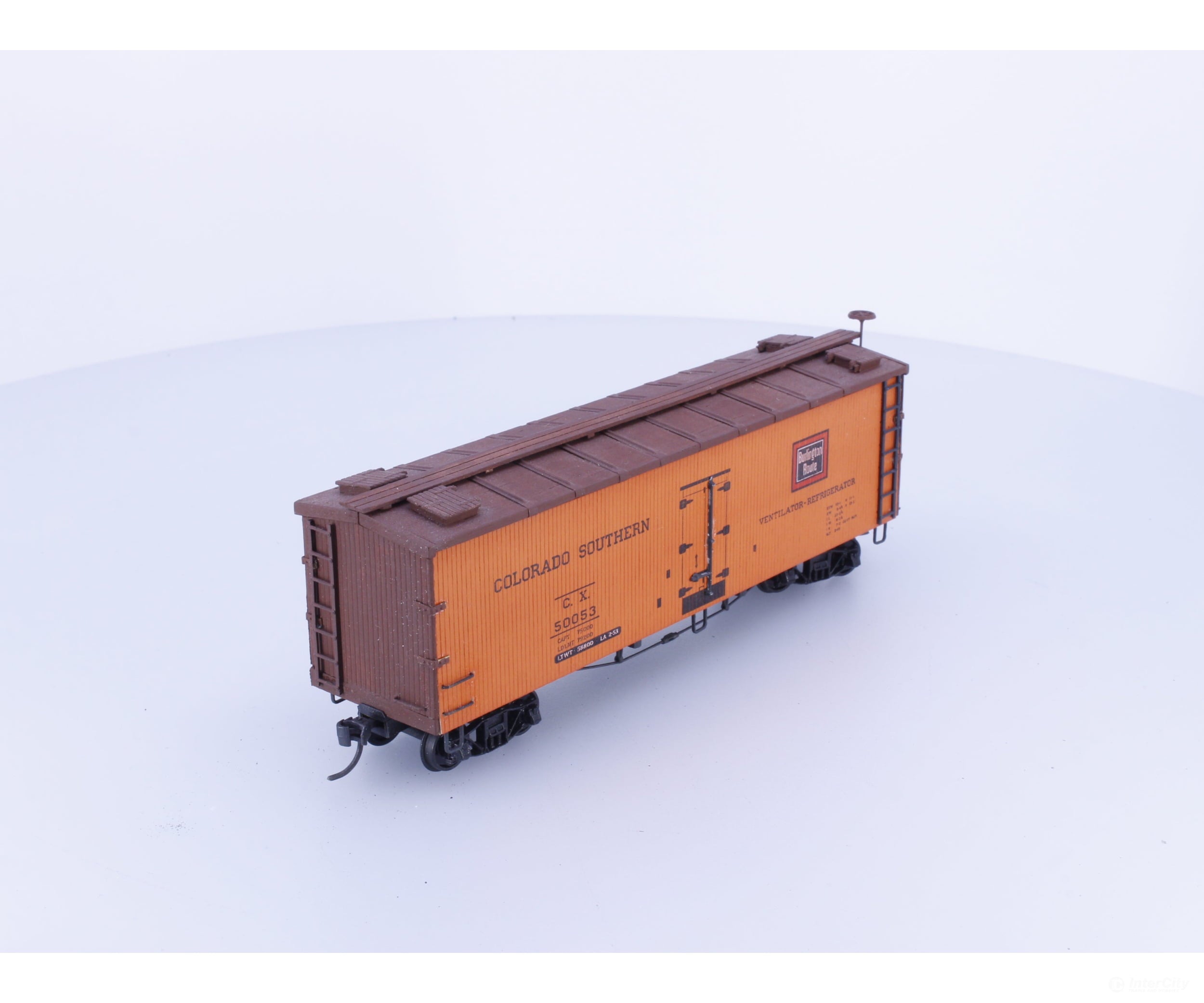 Silver Streak 703 HO 40’ Refrigerator Boxcar Colorado Southern (CX) 50053 - Freight Cars