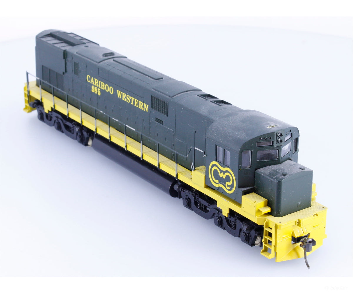 Stewart Hobbies ALCO628 HO Alco Century 628 Diesel Locomotive Custom Paint Cariboo Western 985 DCC - Locomotives