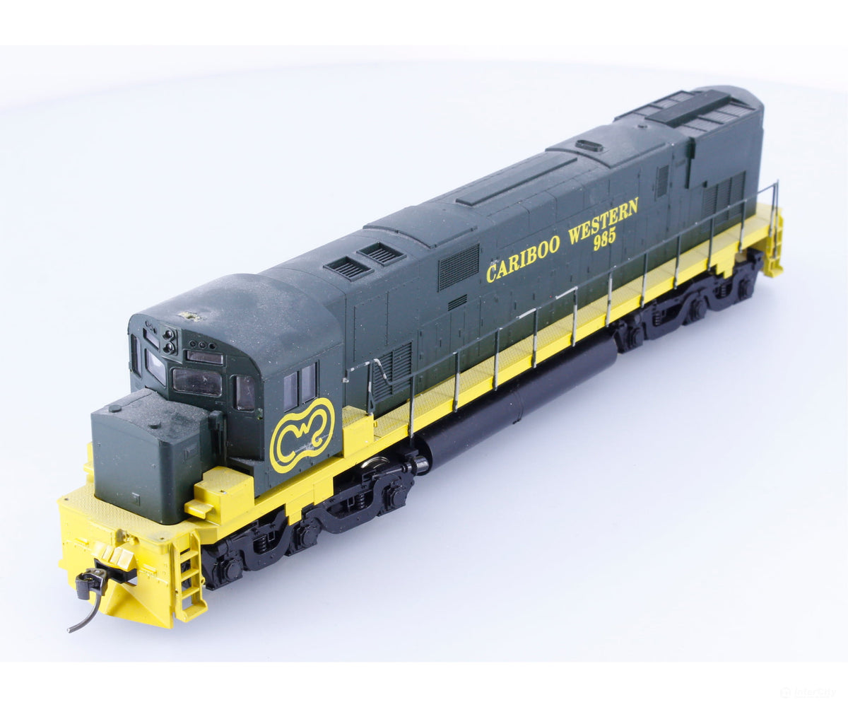 Stewart Hobbies ALCO628 HO Alco Century 628 Diesel Locomotive Custom Paint Cariboo Western 985 DCC - Locomotives