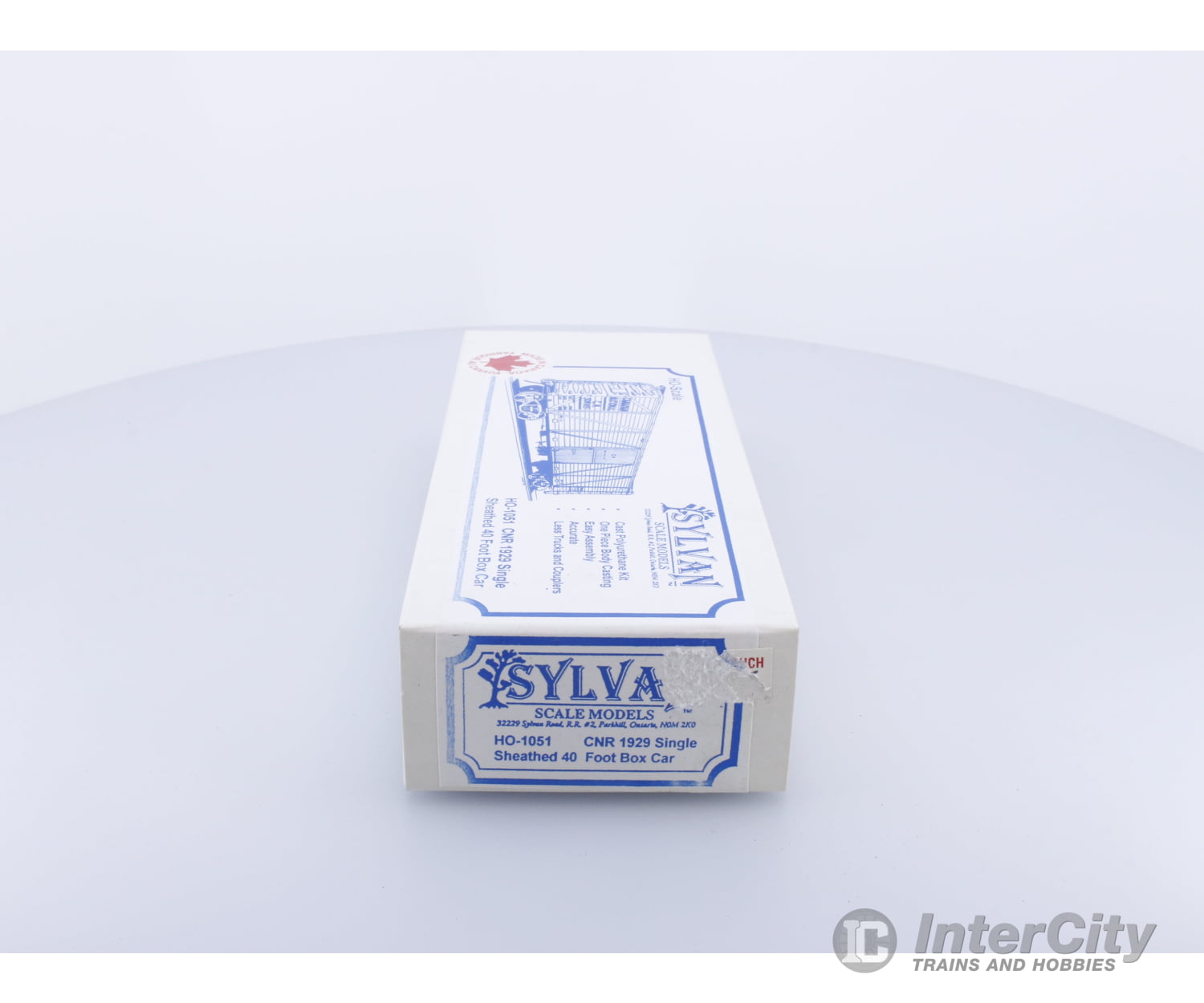 Sylvan Scale Models HO-1051 HO 1929 Single Sheathed 40’ Box Car Canadian National (CN) Freight Cars