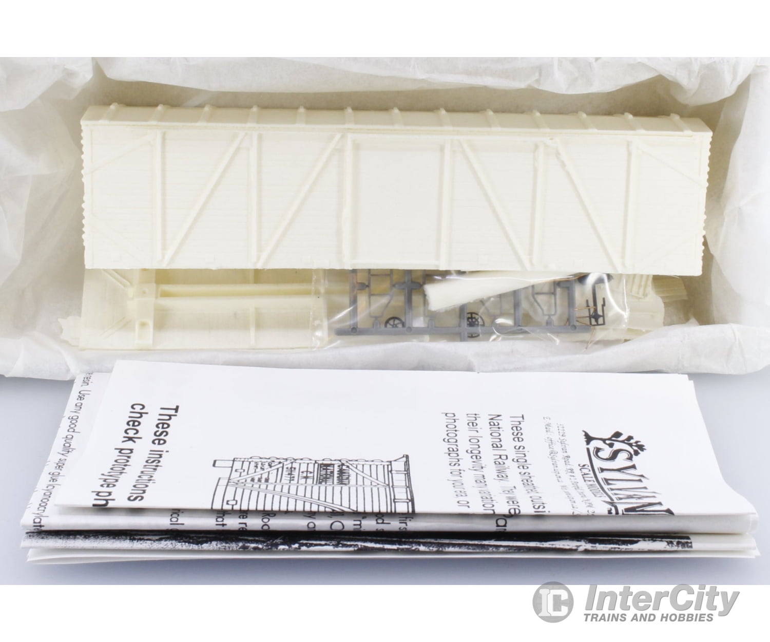 Sylvan Scale Models HO-1051 HO 1929 Single Sheathed 40’ Box Car Canadian National (CN) Freight Cars