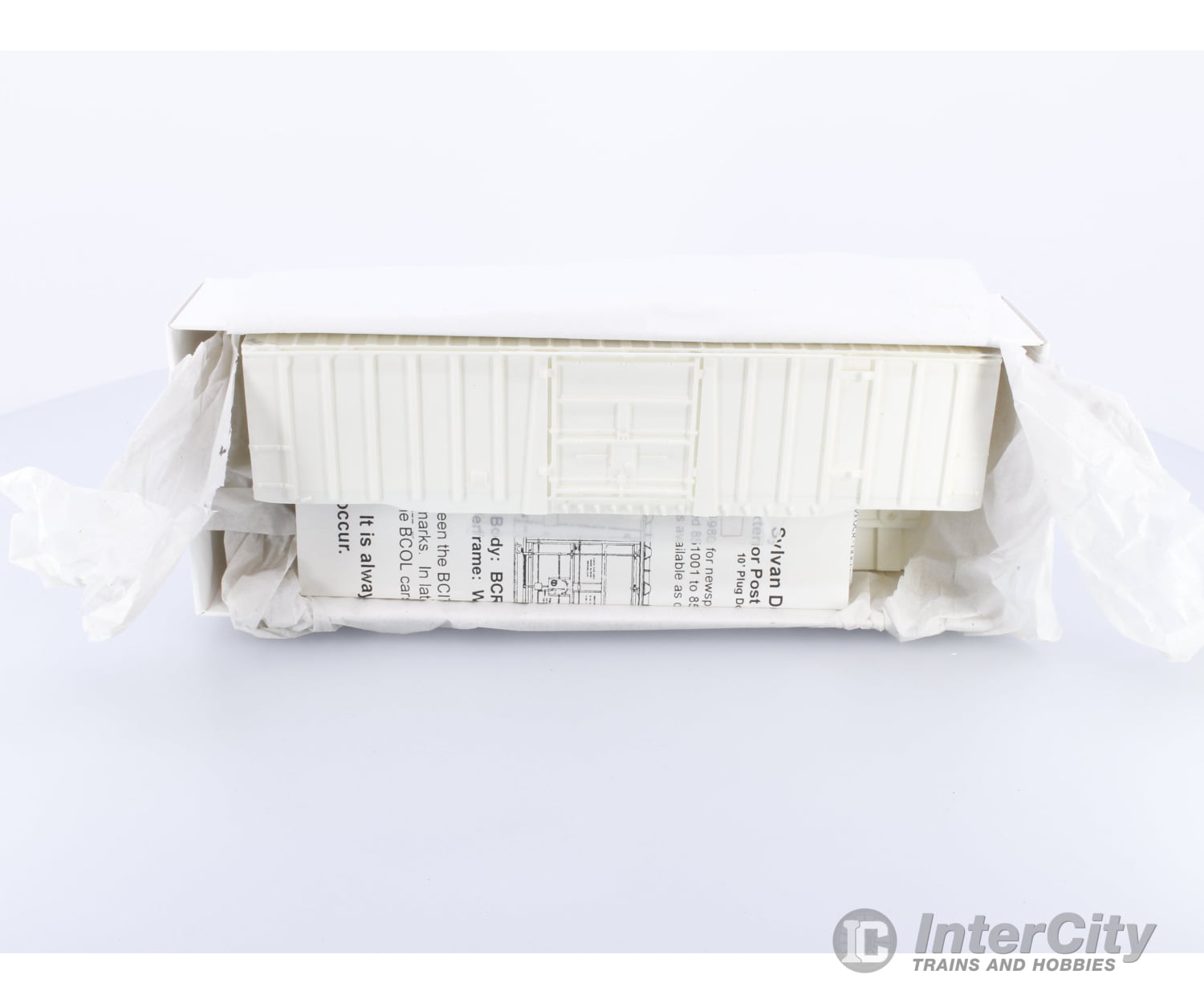 Sylvan Scale Models HO-1105 HO 50’ Newsprint Box Car Kit BC Rail (BCOL) Freight Cars