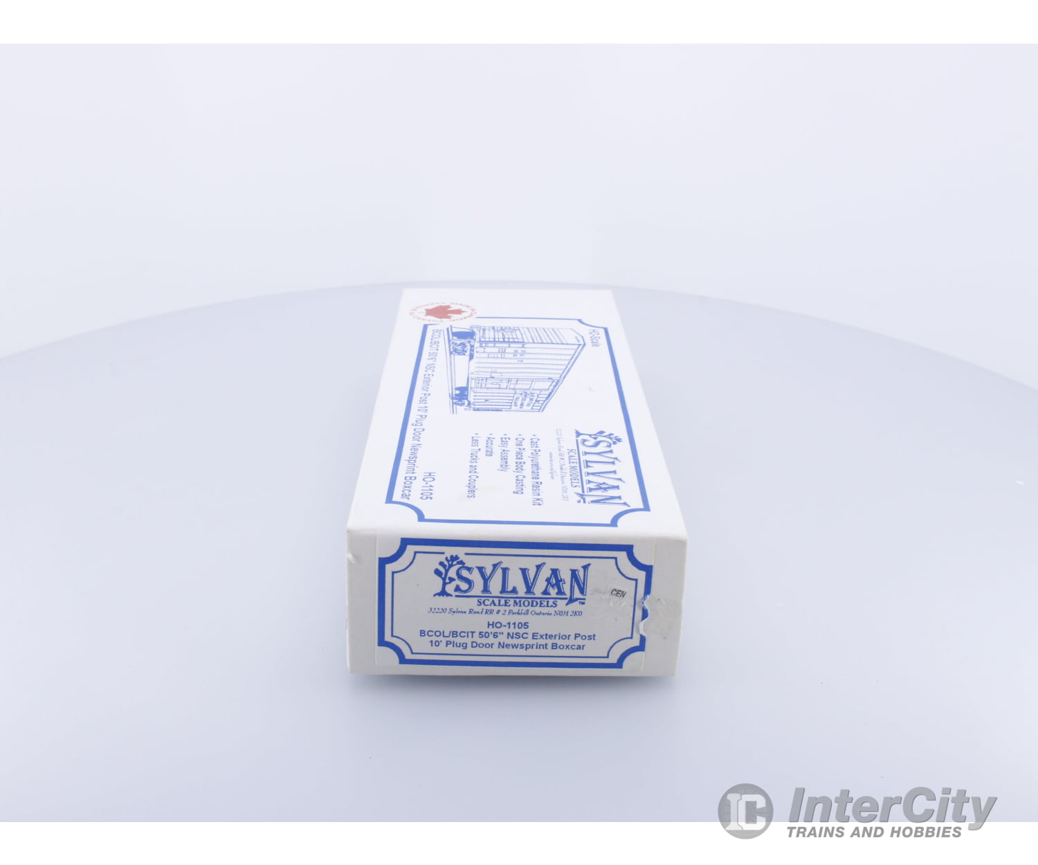 Sylvan Scale Models HO-1105 HO 50’ Newsprint Box Car Kit BC Rail (BCOL) Freight Cars