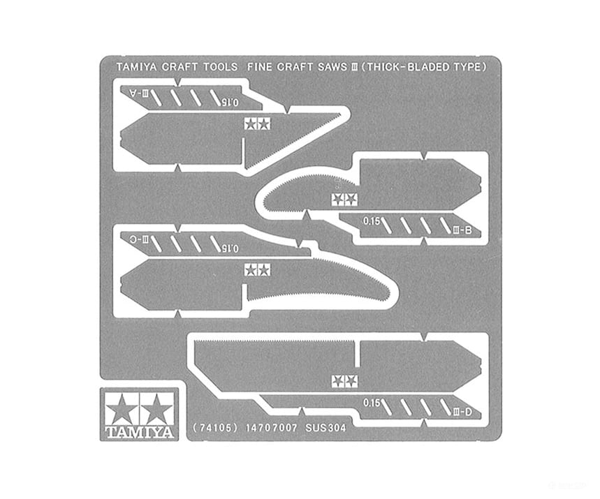 Tamiya 74105 Fine Craft Saw Iii (Thick) Tools