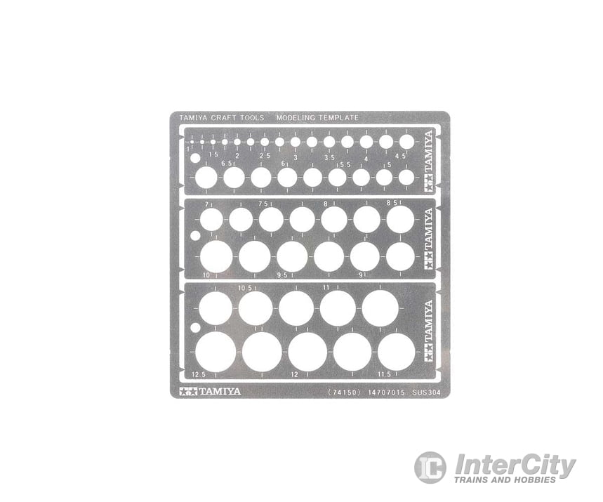 Tamiya 74150 Modeling Template Round 1-12.5 Tools
