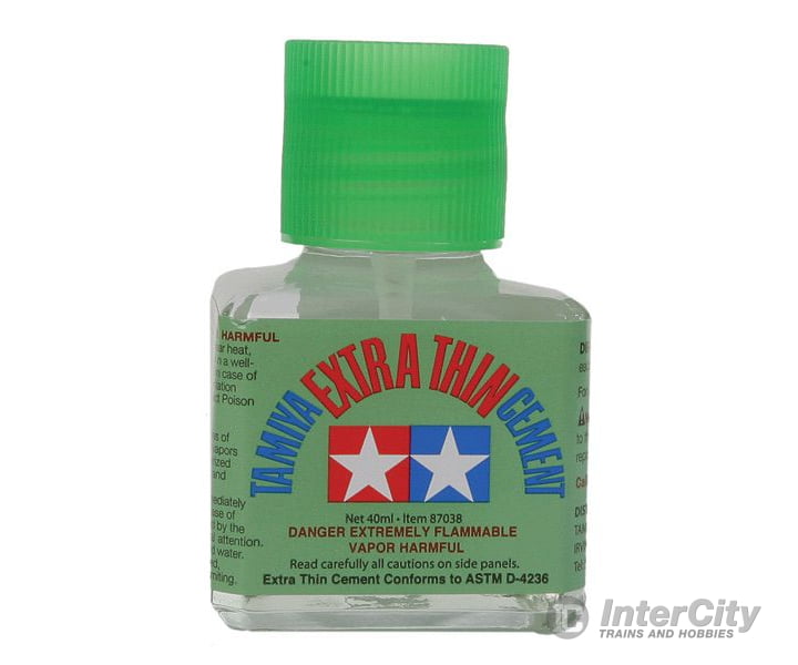 Tamiya 87038 Liquid Cement Extra Thin (40Ml) Glues & Adhesives