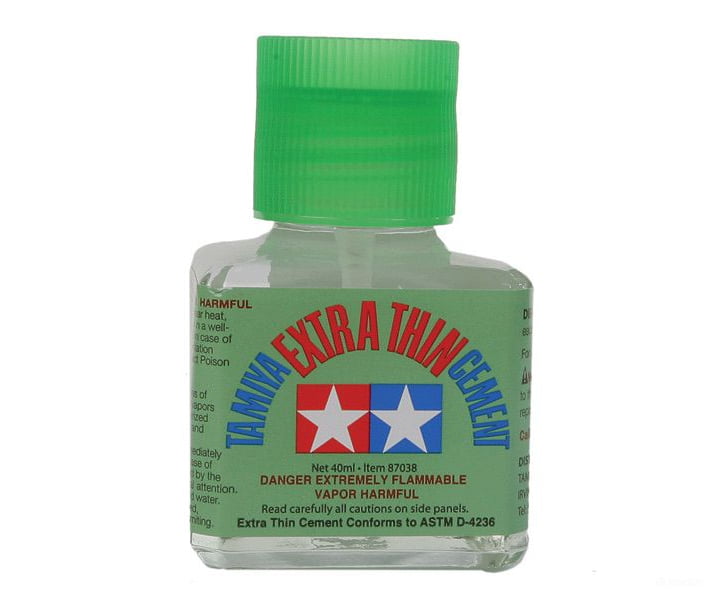 Tamiya 87038 Liquid Cement Extra Thin (40Ml) Glues & Adhesives