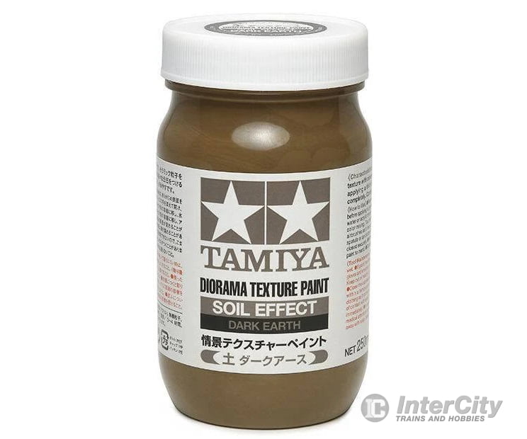Tamiya 87121 Diorama Texture Paint - Dark Earth Soil Effect 250Ml
