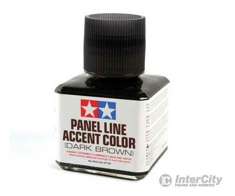 Tamiya 87140 Panel Accent Color - Dark Brown (40Ml) Paint