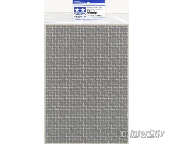 Tamiya 87169 Diorama Sheet Gray Brick A Tools