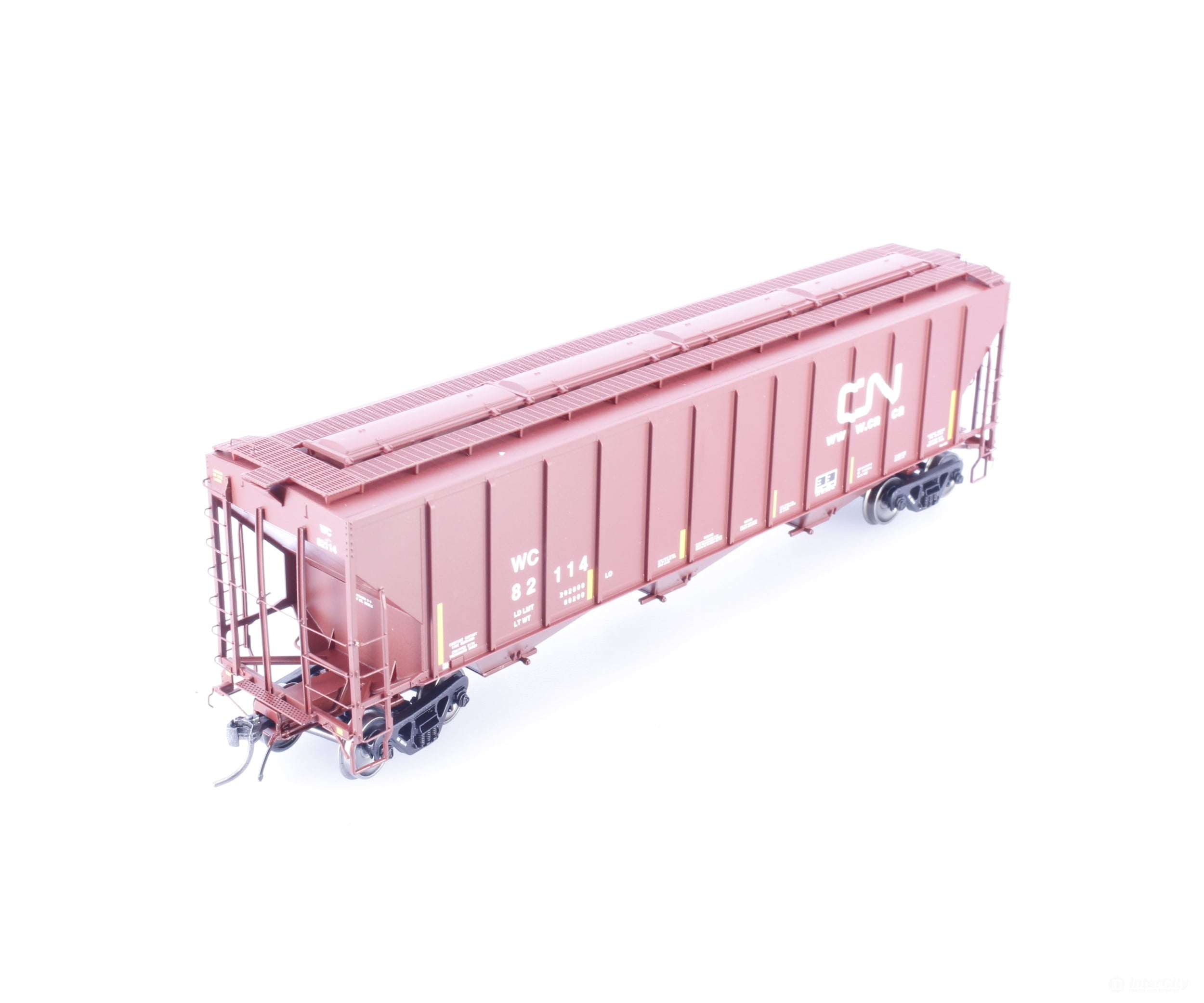Tangent 21031-04 HO PS-2 4427 High Side Covered Hopper Ex-WC Canadian National (CN) 82114 - Freight Cars