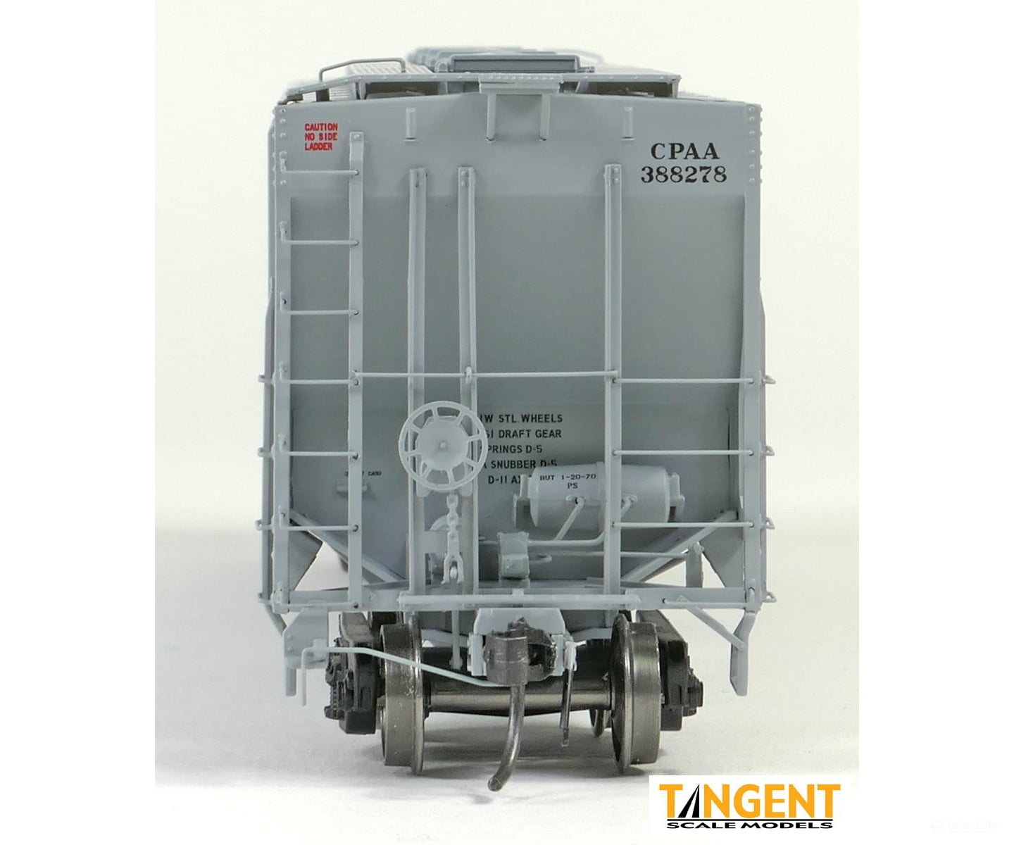 Tangent HO 21035-02 Canadian Pacific (CPAA) “NA Delivery 1-1970” PS4427 “High Side” Covered Hopper #388154 - Freight