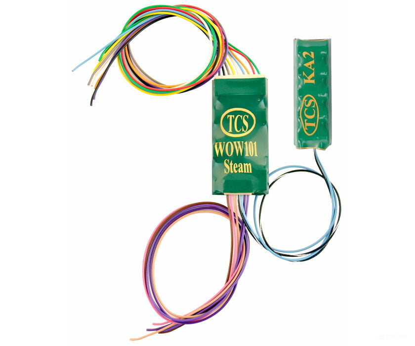 Tcs 1517 Wow101-Steam-Ka Sound & Dcc Decoder W/9-Pin Jst Keep Alive - Wowsound(Tm) -- Light Medium