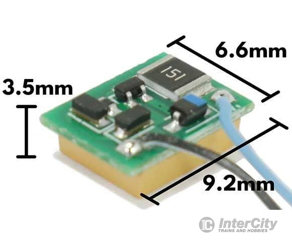 TCS 2010 KA-N1 Keep-Alive for N Scale Decoders -.260 x.363 x.136’’ 6.6 x 9.2 x 3.5mm Decoders