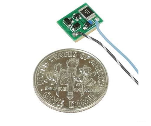 TCS 2010 KA-N1 Keep-Alive for N Scale Decoders -.260 x.363 x.136’’ 6.6 x 9.2 x 3.5mm Decoders