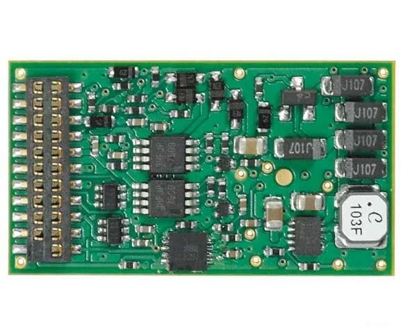 TCS HO 1527 WOW121-Diesel-EMD Sound & DCC Decoder - WOWSound(TM) - EMD Sounds 21-Pin Connector - 1.35 x.66 x.22’’ 34.29