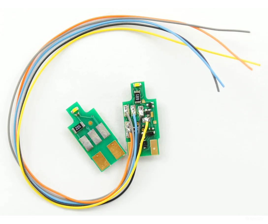 Tcs N 1278 Cn Series 2-Function Dcc Decoder W/Split Circuit Board - Fits Early-Style Atlas Gps & Sds
