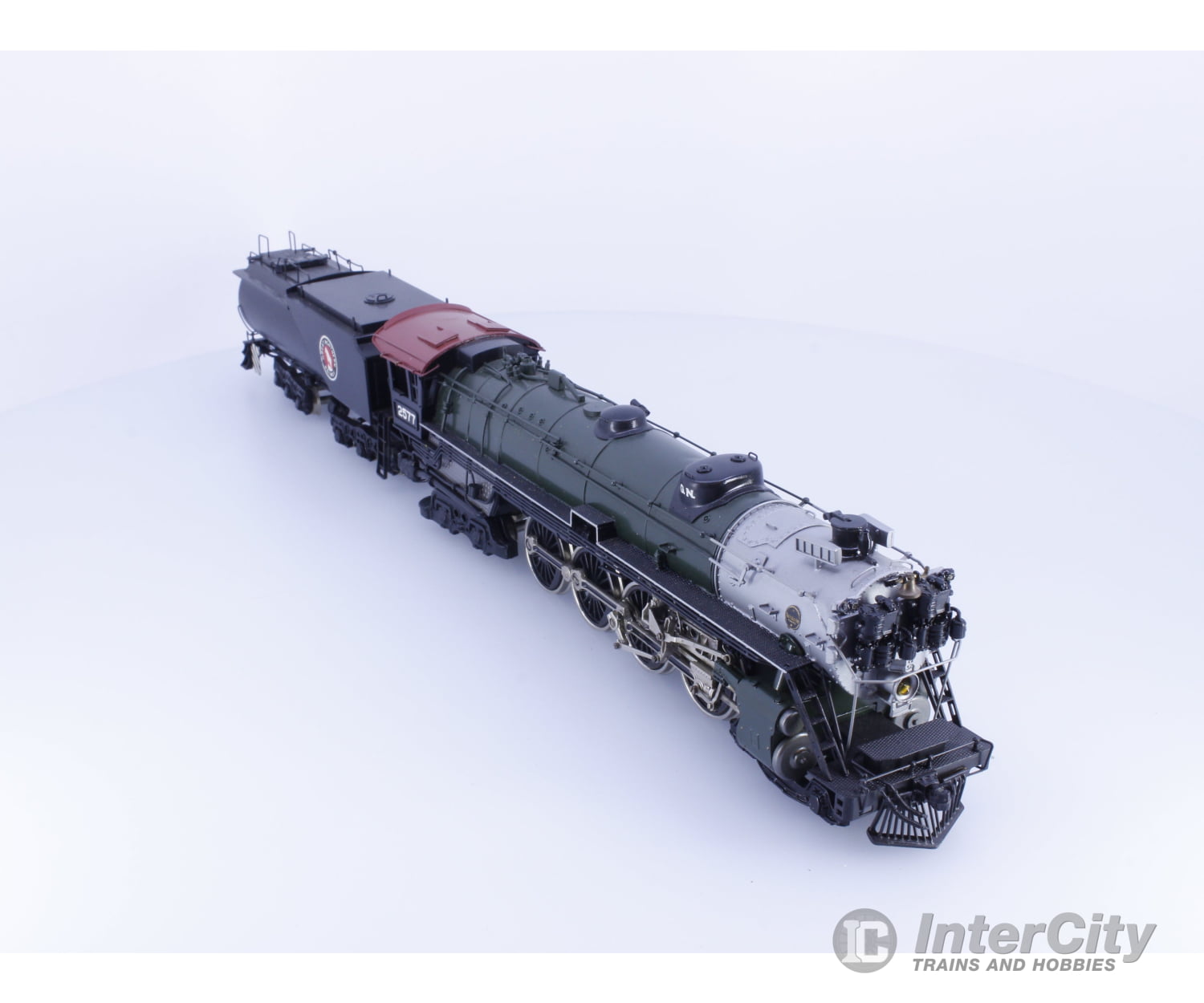 Tenshodo 143-T143 HO Brass Class S-2 4-8-4 Steam Locomotive and Tender Great Northern (GN) 2577 Analog DC Locomotives