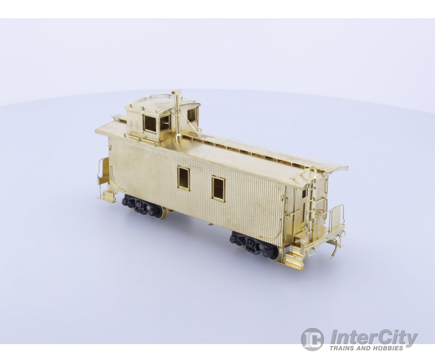 Tenshodo CPRWOODCAB HO Brass Wood Sided Caboose Canadian Pacific (CP) (#4) Freight Cars