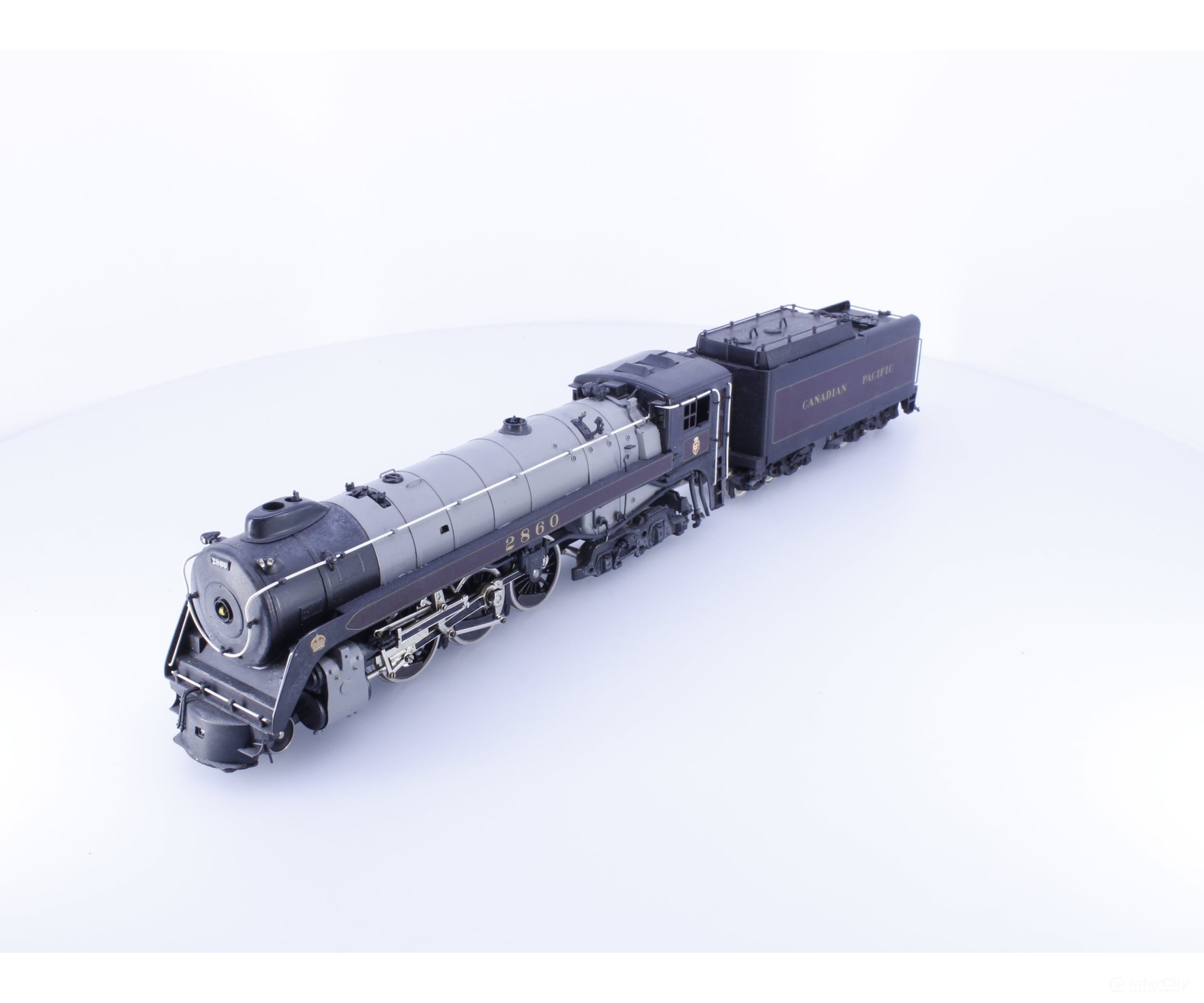 Tenshodo RH464 HO Brass 4-6-4 Royal Hudson Steam Locomotive Canadian Pacific (CP) 2860 Analog DC Locomotives