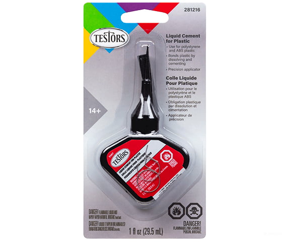 Testors Corp 281216 Liquid Cement For Plastic 1 Fl Oz / 29.5 Ml Glues & Adhesives