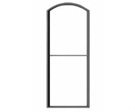 Tichy Train Group 2086 1 Over Arched-Top Masonry Window With Precut Glazing -- 34 X 90 Pkg(6)