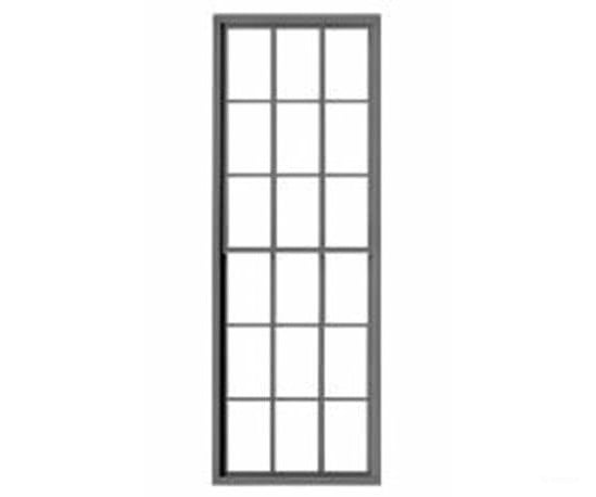 Tichy Train Group 2092 9 Over Double-Hung Masonry Window With Precut Glazing -- 37-1/2 X 104 Pkg(4)