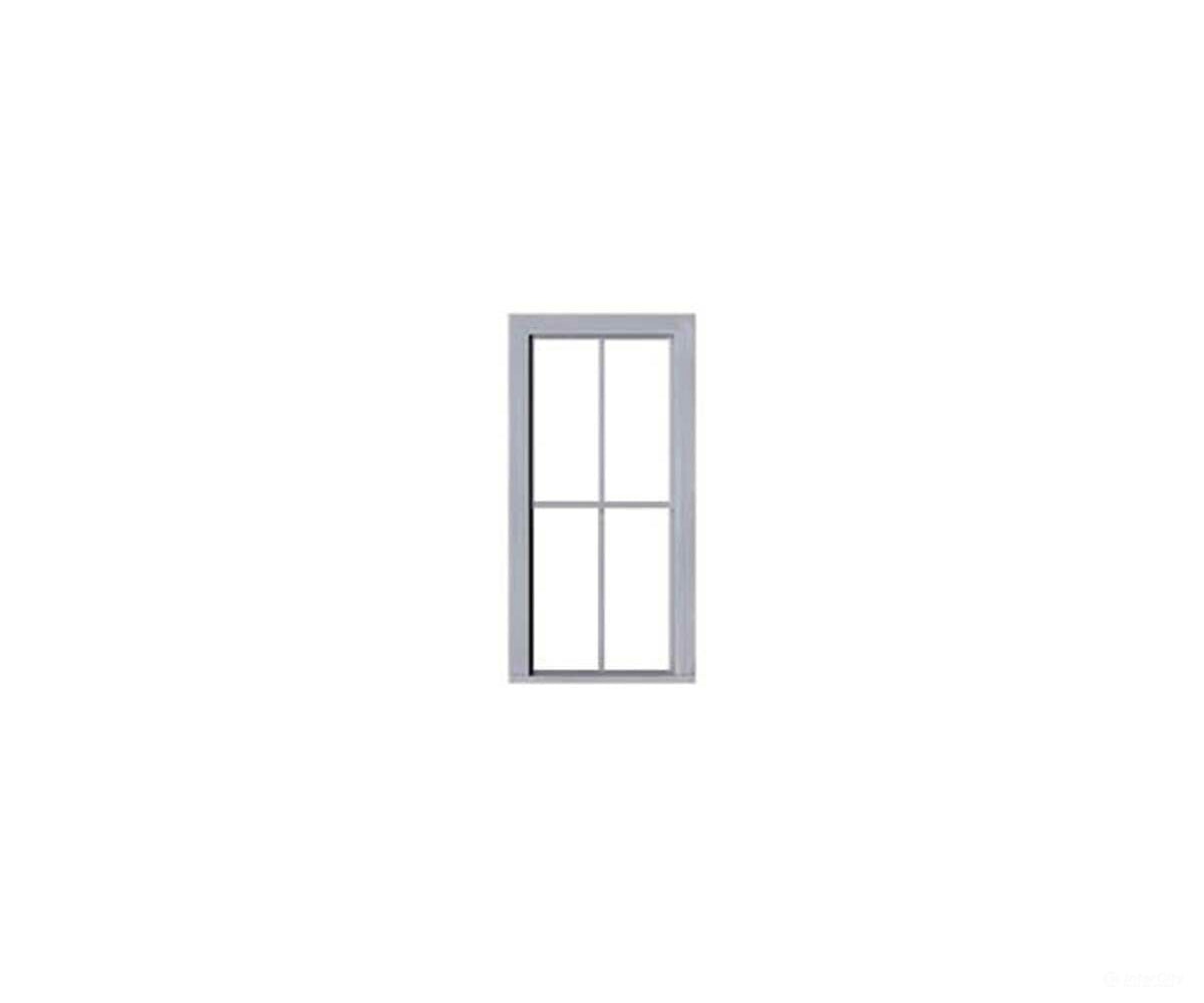 Tichy Train Group 2094 2-2 Double-Hung Window With Glazing And Shades -- 36 X 86 Scale (Fits .815