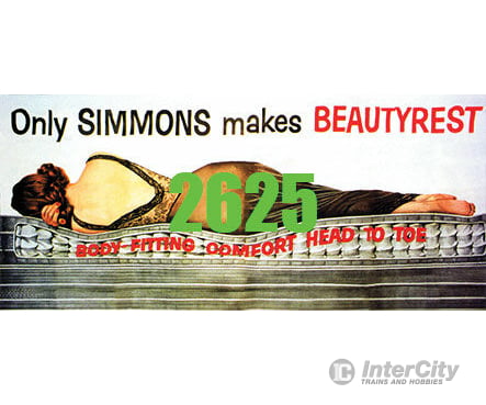Tichy Train Group 2625 Simmons Beautyrest Billboard - Kit Scenery Details