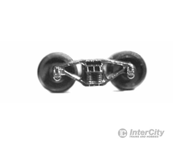 Tichy Train Group 3024 Freight Car Trucks One-Piece -- Bettendorf (Delrin Black) 1 Pair Couplers &