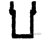 Tichy Train Group 3039 Freight Car Stirrups Pkg(10) -- Straight - Bottom Mount Detailing Parts