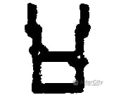 Tichy Train Group 3045 Freight Car Stirrups Pkg(10) -- Straight Double Step - Side Mount Detailing