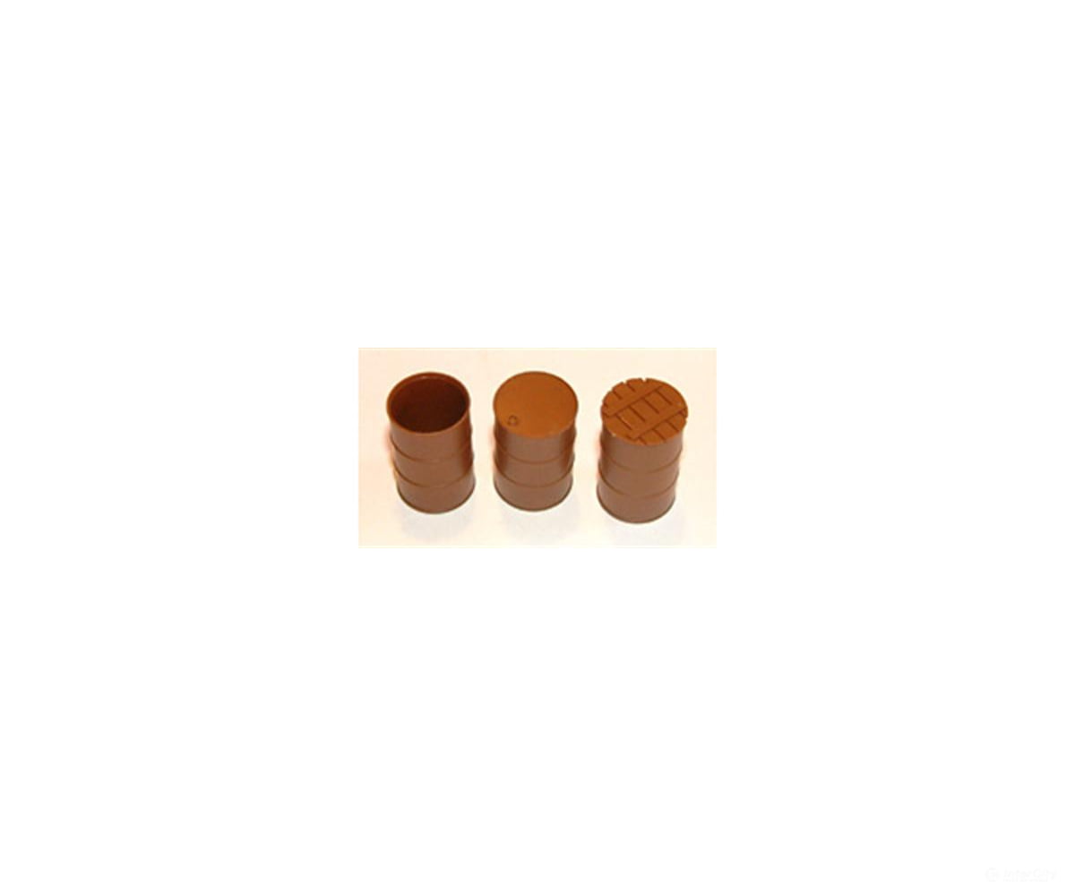 Tichy Train Group 3507 55-Gallon Drums w/Steel & Wood Lids pkg(4) - Scenery Details
