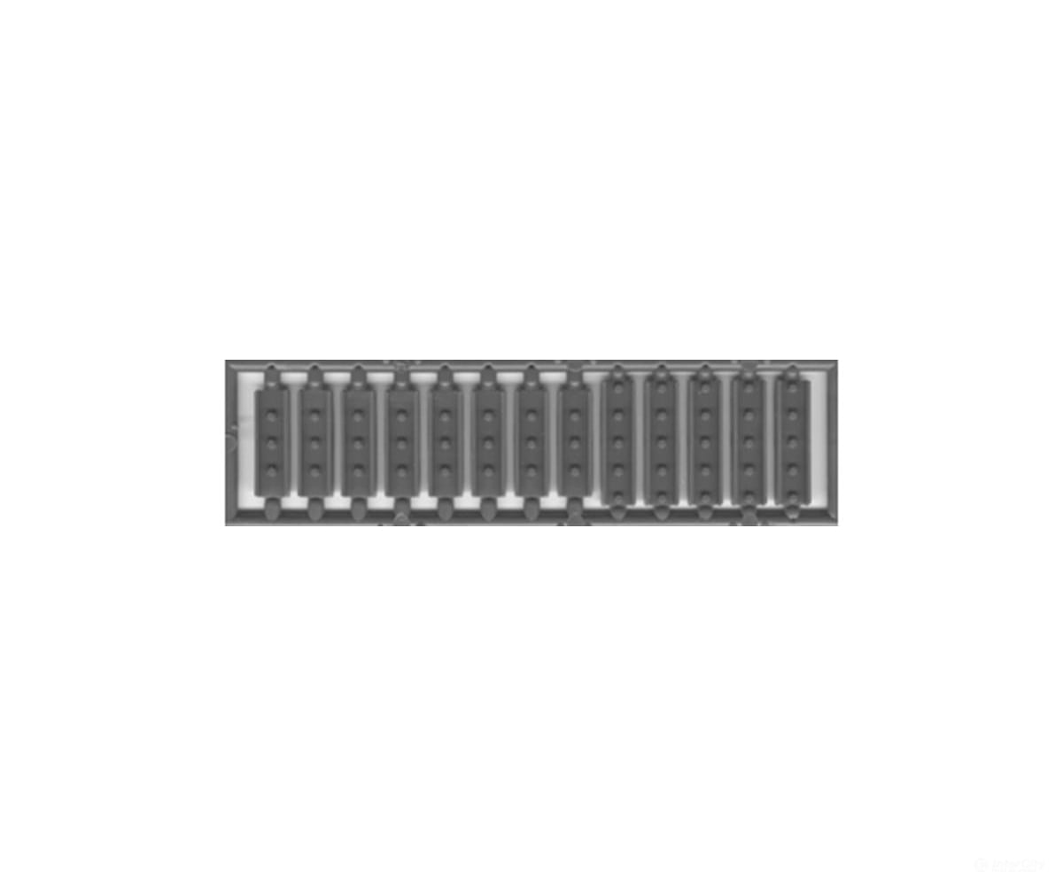 Tichy Train Group 3508 Splice Plates pkg(26 Rust Colored Styrene) -- 12’’ Channel; 10 44’’ Long w/5 Bolt Heads & 16