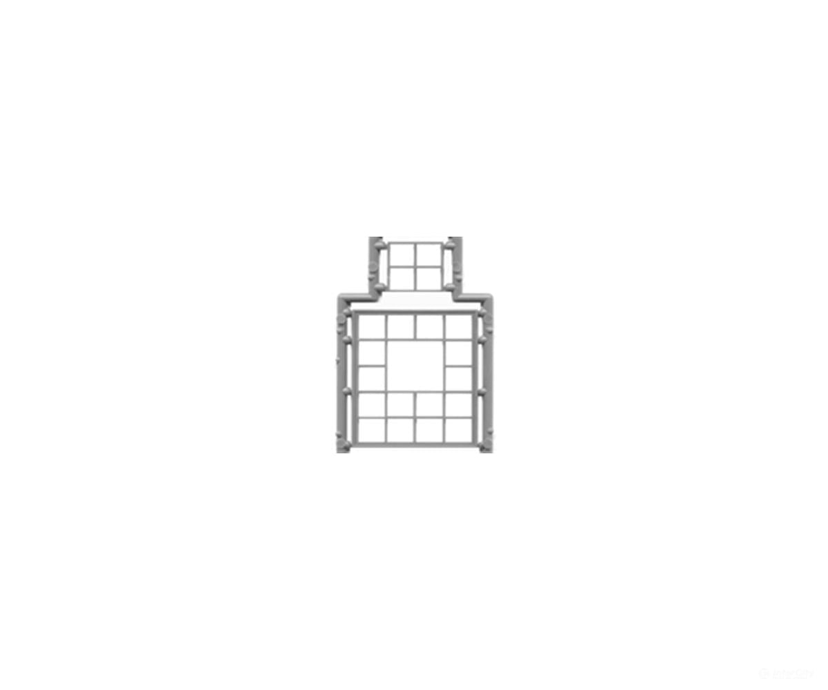Tichy Train Group 3519 Industrial Window w/Glazing & 4-Pane Tilt-Out Section -- 20 Panes 64 x 84’’ (1.2 x 1.325’’