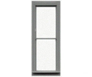 Tichy Train Group 3528 1/1 Double-Hung Window W/Precut Glazing -- 21 X 64 Scale Fits .385 1.1