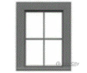 Tichy Train Group 3536 4-Pane Work Car Window W/Precut Glazing -- 24 X 36 Scale Fits .47 .63 Opening