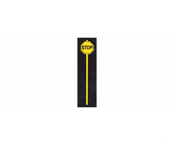 Tichy Train Group 3541 Early Yellow Stop Signs -- Pkg(8) Scenery Details