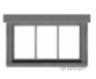 Tichy Train Group 8243 Windows -- 3-Pane Horizontal Pkg(12) Scratch Building Supplies