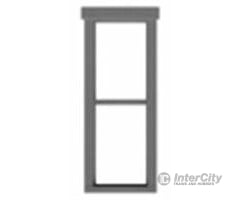 Tichy Train Group 8251 1/1 Double Hung Window W/Fancy Top Trim -- #2 Pkg(12) Scratch Building