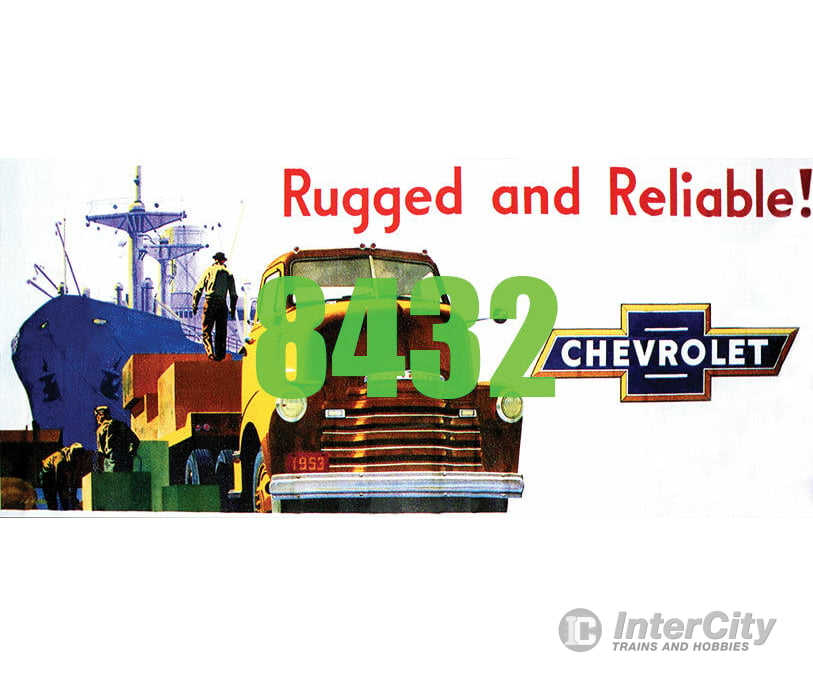 Tichy Train Group 8432 1957 Chevrolet Truck Billboard - Kit Scenery Details