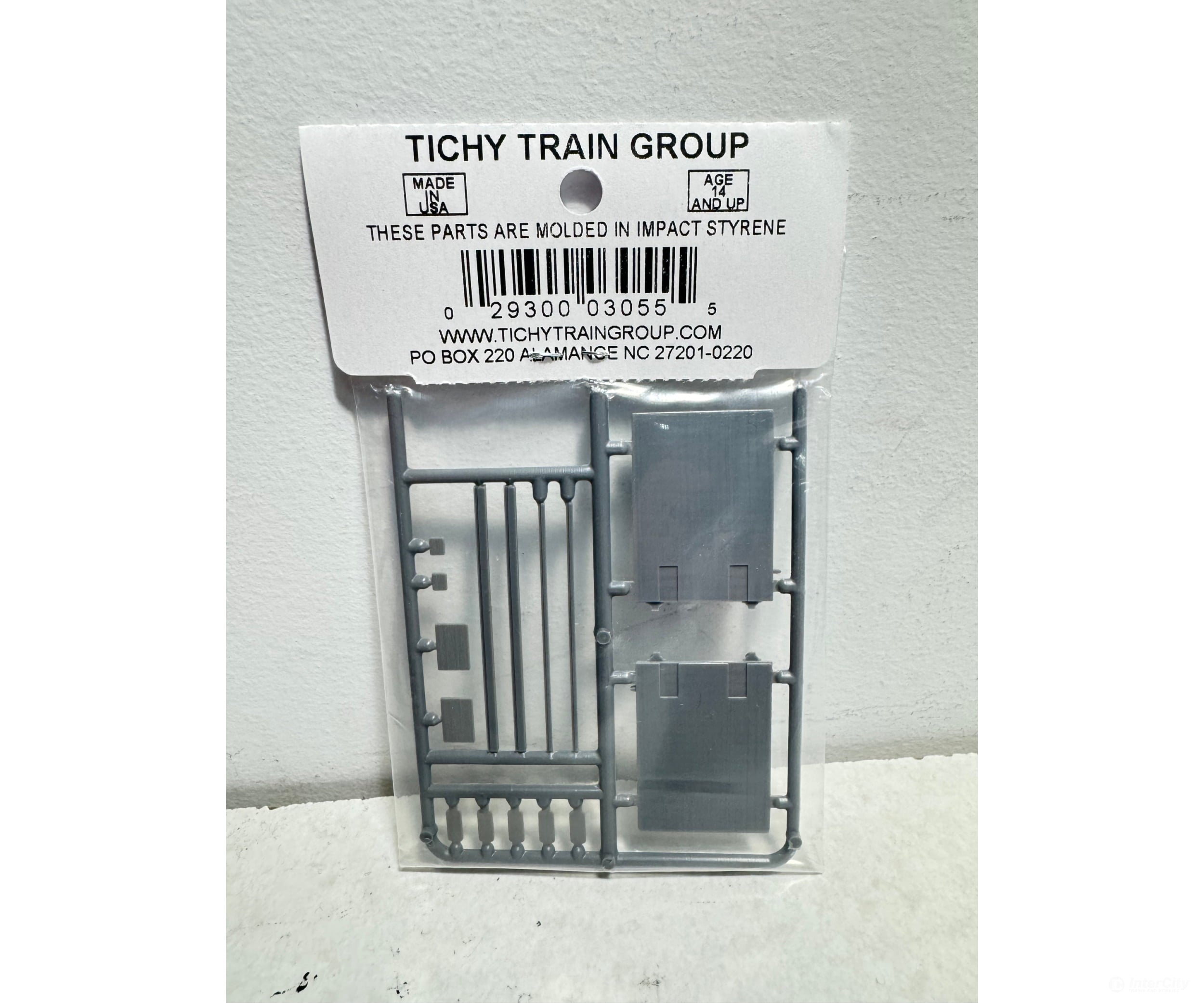 Tichy Train Group 3055 Box Car Doors & Guides -- Steel 6 X 9’ Youngstown 1 Pair Detailing Parts