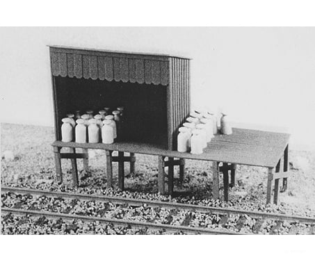 Tichy Train Group Ho 7017 Milk Station -- Kit Structures