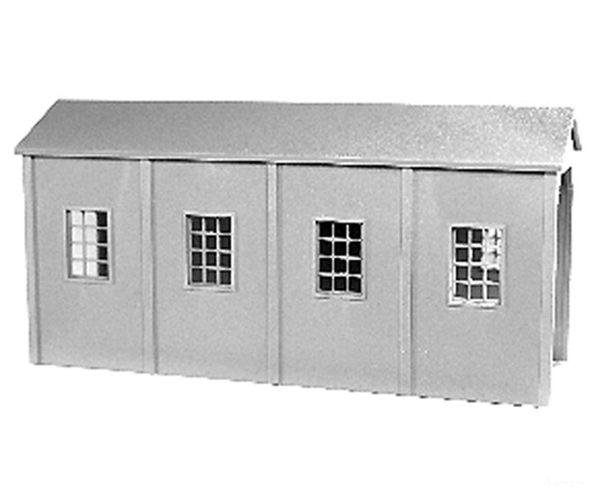 Tichy Train Group 8004 Coal Shed - Cast Concrete -- For Covering Coal Dump - Scratch Building Supplies